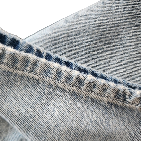 Levi's SilverTab Straight Distressed Denim Jeans Men's 36x34 Country Western - Picture 6 of 11